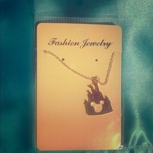Disney kingdom Mickey Mouse Necklace! Rose gold